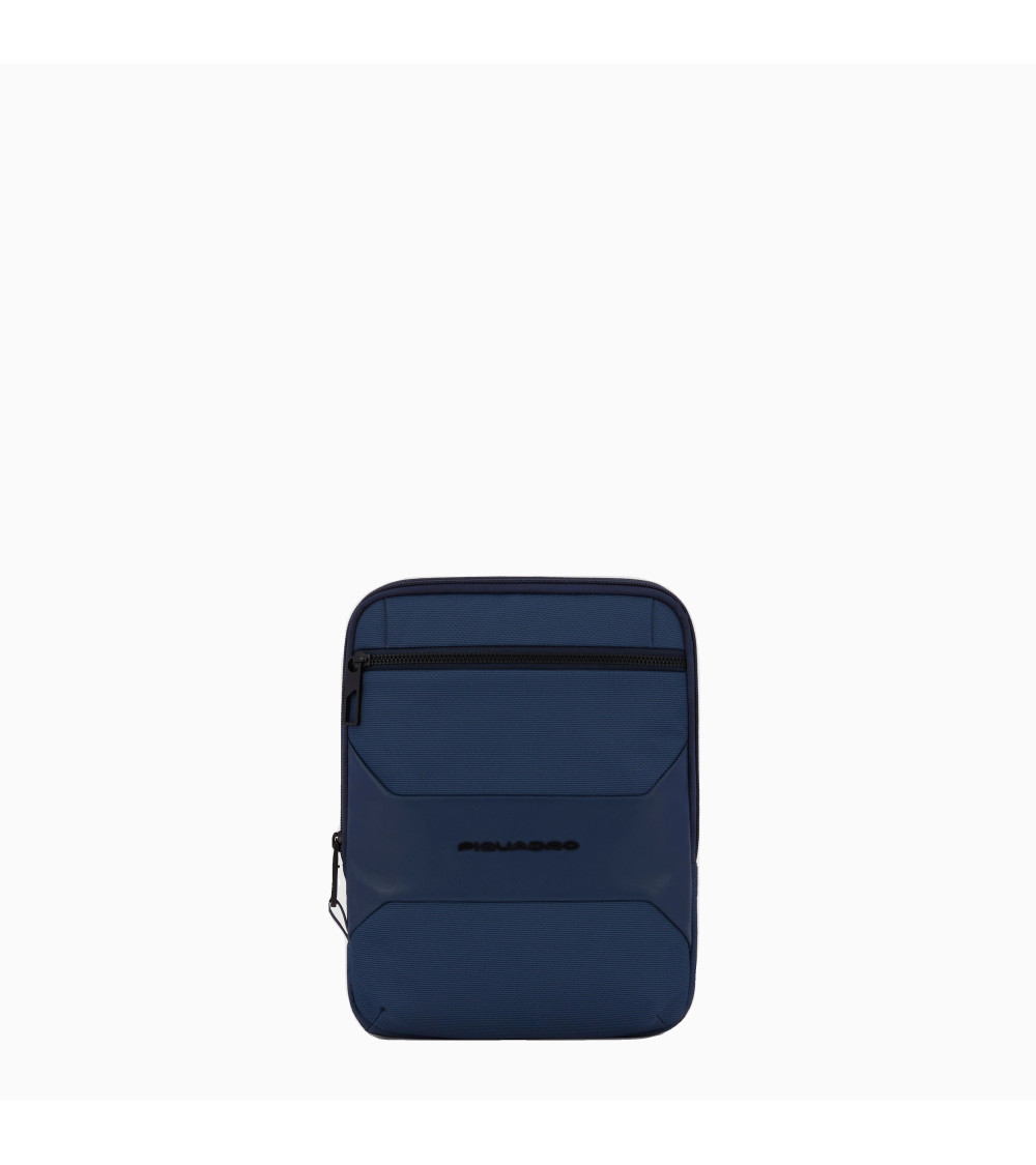 PIQUADRO Gio Sac Bandoulière Cuir Bleu - Sac iPad Homme